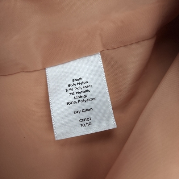 New Talbots Gold Cream Floral Skirt Sz 2 - Picture 4 of 11